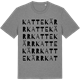 Mid Heather Gray t-shirt med Kattekärr ordlek t-shirt