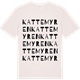 Vintage White t-shirt med Kattemyren ordlek t-shirt