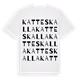 Katteskalla ordlek t-shirt