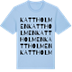 Blue Soul t-shirt med Kattholmen ordlek t-shirt