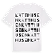 Katthusen ordlek t-shirt