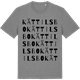 Mid Heather Gray t-shirt med Kättilsbo ordlek t-shirt