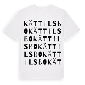 Kättilsbo ordlek t-shirt – ekologisk bomull t-shirt från PinShirt