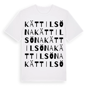 Kättilsöna ordlek t-shirt – ekologisk bomull t-shirt från Pinshirt