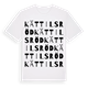 Kättilsröd ordlek t-shirt