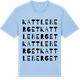 Blue Soul t-shirt med Kattleberget ordlek t-shirt