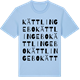 Blue Soul t-shirt med Kättlingebo ordlek t-shirt