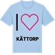 Blue Soul t-shirt med Jag älskar Kättorp t-shirt stort tryck