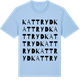 Blue Soul t-shirt med Kattryd ordlek t-shirt