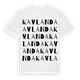 Kavlanda ordlek t-shirt