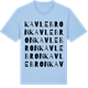 Blue Soul t-shirt med Kavlebron ordlek t-shirt