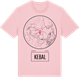 Pink Cotton t-shirt med Kebal t-shirt