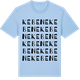 Blue Soul t-shirt med Kebene ordlek t-shirt