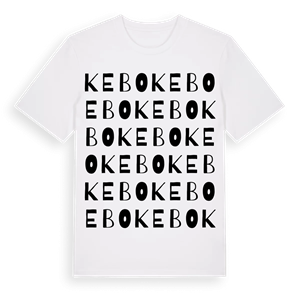 Kebo ordlek t-shirt – ekologisk bomull t-shirt från Pinshirt