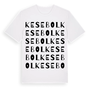 Kesebol ordlek t-shirt – ekologisk bomull t-shirt från Pinshirt