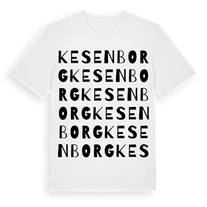 Kesenborg ordlek t-shirt – ekologisk bomull t-shirt från Pinshirt