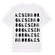 Kesenborg ordlek t-shirt