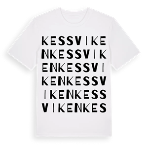 Kessviken ordlek t-shirt – ekologisk bomull t-shirt från Pinshirt