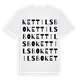 Kettilsbo ordlek t-shirt