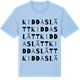 Blue Soul t-shirt med Kiddaslätt ordlek t-shirt