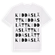Kiddaslätt ordlek t-shirt