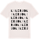 Vintage White t-shirt med Kikerud ordlek t-shirt