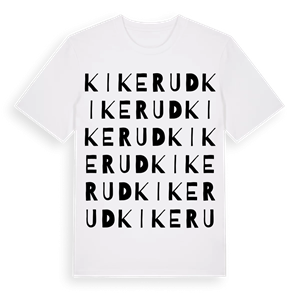 Kikerud ordlek t-shirt – ekologisk bomull t-shirt från Pinshirt