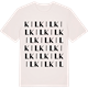 Vintage White t-shirt med Kil ordlek t-shirt