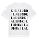Kilalund ordlek t-shirt