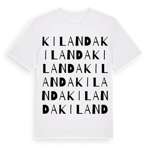 Kilanda ordlek t-shirt – ekologisk bomull t-shirt från Pinshirt