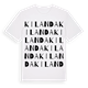 Kilanda ordlek t-shirt