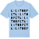 Blue Soul t-shirt med Kilatorpet ordlek t-shirt