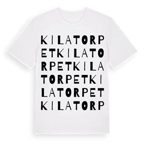 Kilatorpet ordlek t-shirt – ekologisk bomull t-shirt från Pinshirt