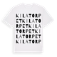 Kilatorpet ordlek t-shirt