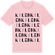 Pink Cotton t-shirt med Kilen ordlek t-shirt