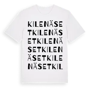 Kilenäset ordlek t-shirt – ekologisk bomull t-shirt från Pinshirt