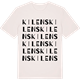 Vintage White t-shirt med Kilens ordlek t-shirt