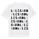 Kilesand ordlek t-shirt