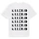 White t-shirt med Killerud ordlek t-shirt