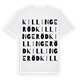 White t-shirt med Killingeröd ordlek t-shirt