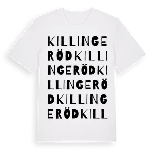 Killingeröd ordlek t-shirt – ekologisk bomull t-shirt från Pinshirt