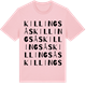 Pink Cotton t-shirt med Killingsås ordlek t-shirt
