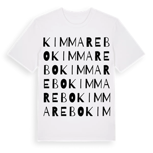Kimmarebo ordlek t-shirt – ekologisk bomull t-shirt från Pinshirt