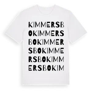 Kimmersbo ordlek t-shirt – ekologisk bomull t-shirt från Pinshirt