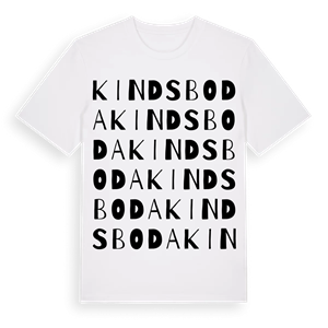 Kindsboda ordlek t-shirt – ekologisk bomull t-shirt från Pinshirt