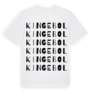 Kingebol ordlek t-shirt – ekologisk bomull t-shirt från Pinshirt