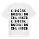 Kingen ordlek t-shirt
