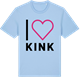 Blue Soul t-shirt med Jag älskar Kink t-shirt stort tryck