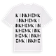 Kinkhem ordlek t-shirt