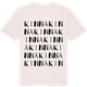 Vintage White t-shirt med Kinna ordlek t-shirt